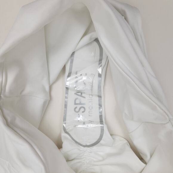 L*Space Luka Bikini Bottom Classic White Size Small Cutout High Rise - Picture 6 of 6